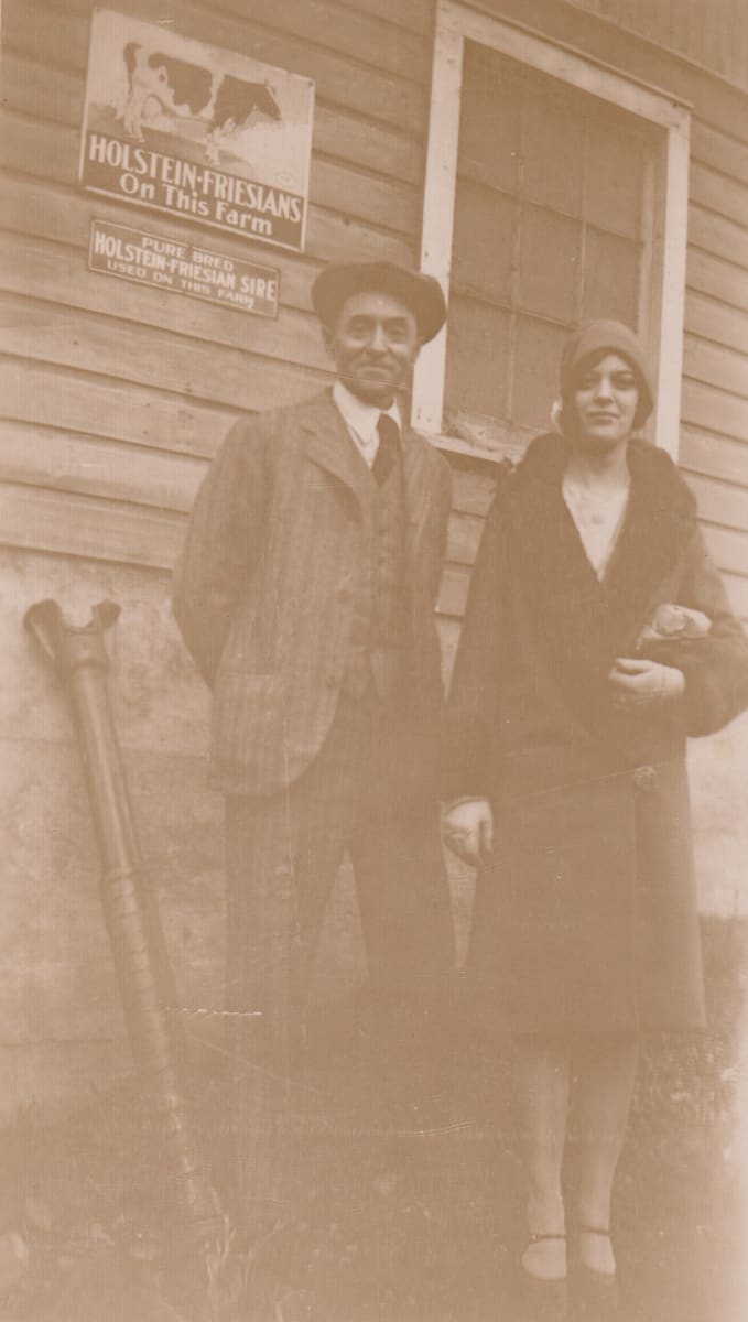 By the Cow Barn by Maynard A. Knights, Image 1.