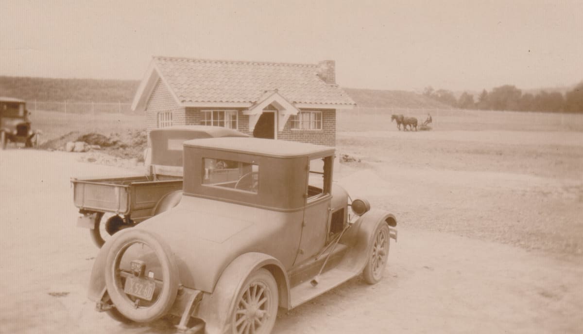 Landscaping at the Reservoir by Maynard A. Knights, Image 1.
