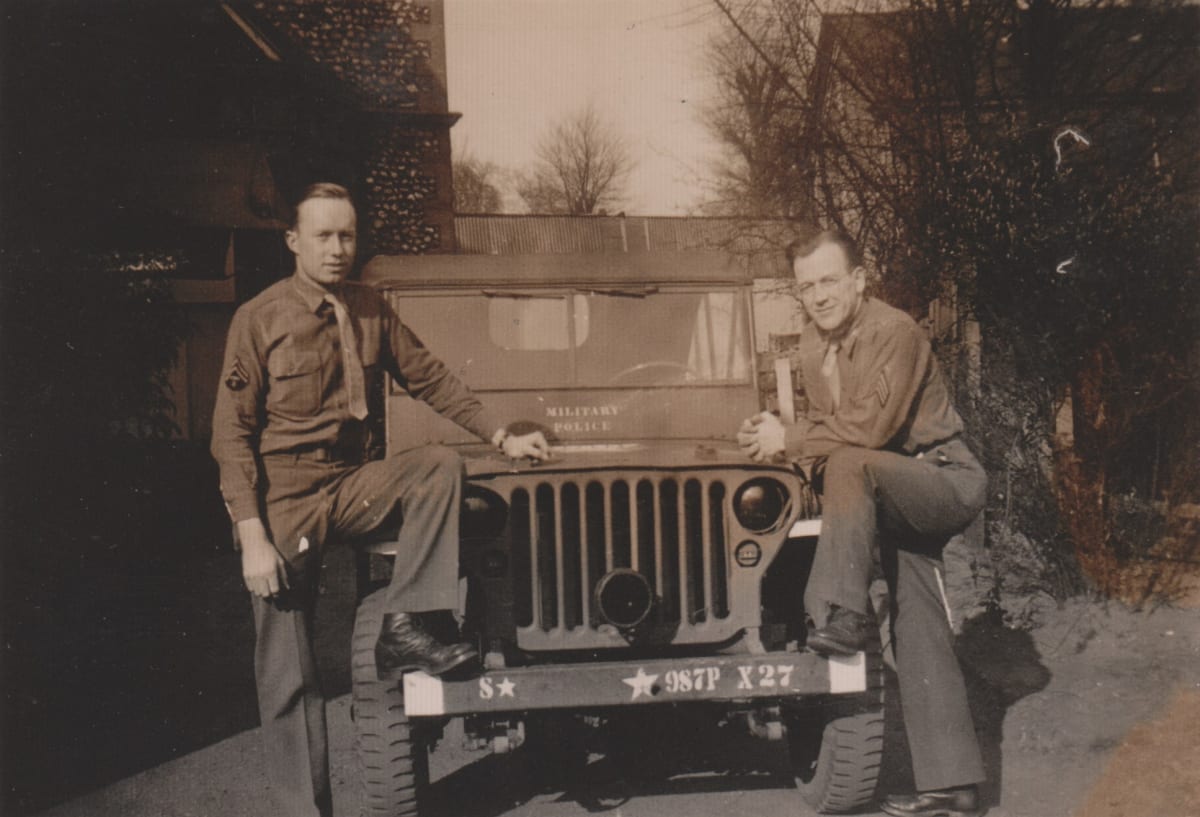 World War II Army Air Force Soldiers by Unknown 