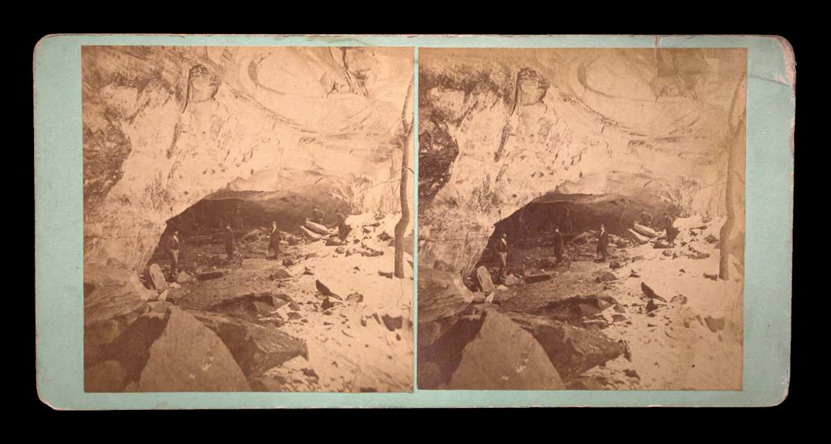 The Cave, West Falls, Elyria, Ohio by Judd C. Potter, Image 1.