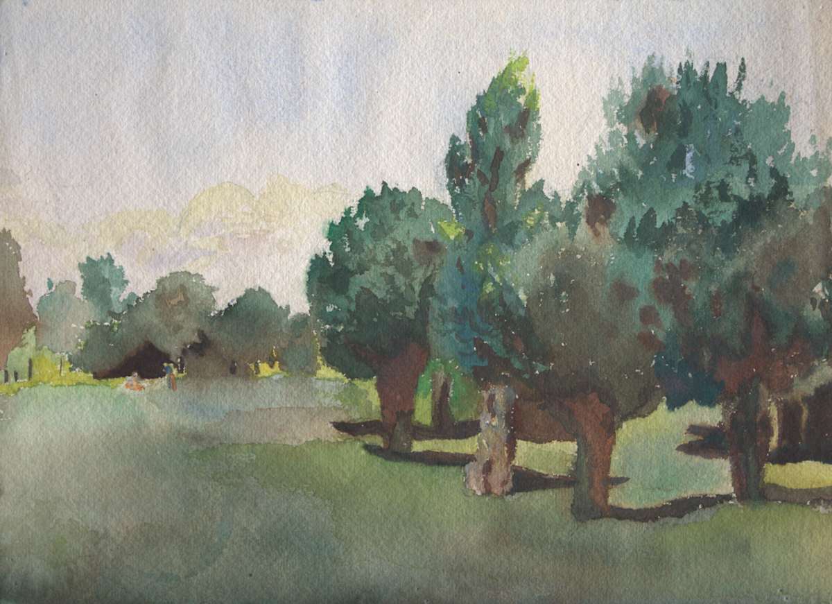 Park Scene by Unknown 