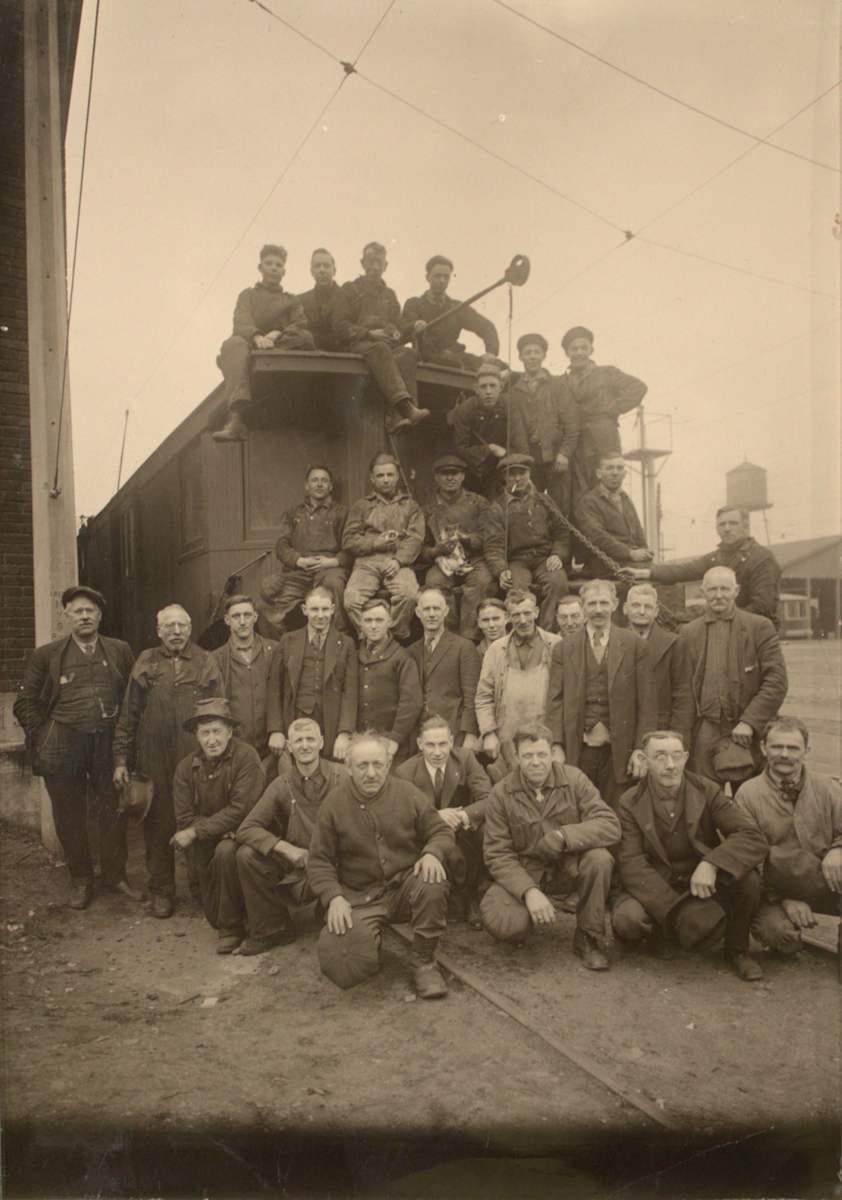 Interurban Rail Workers by Unknown, United States, Image 1.