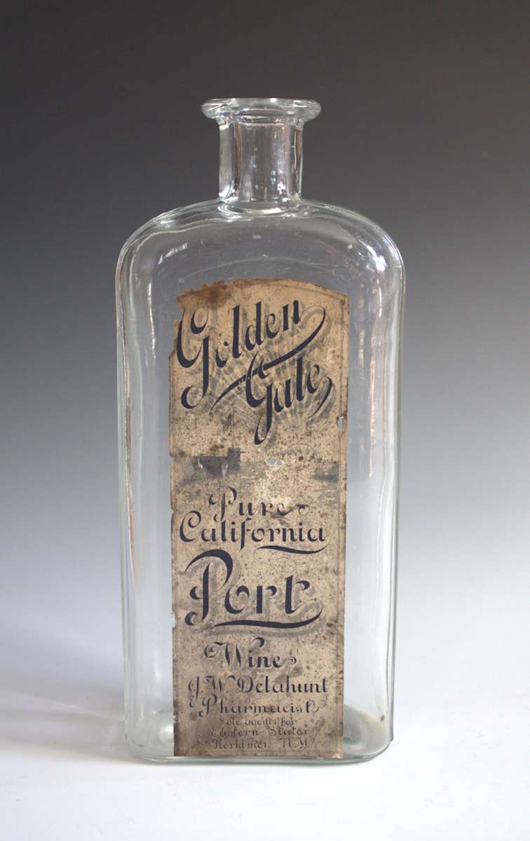 Port Wine Bottle by J.W. Delahunt, Image 1.