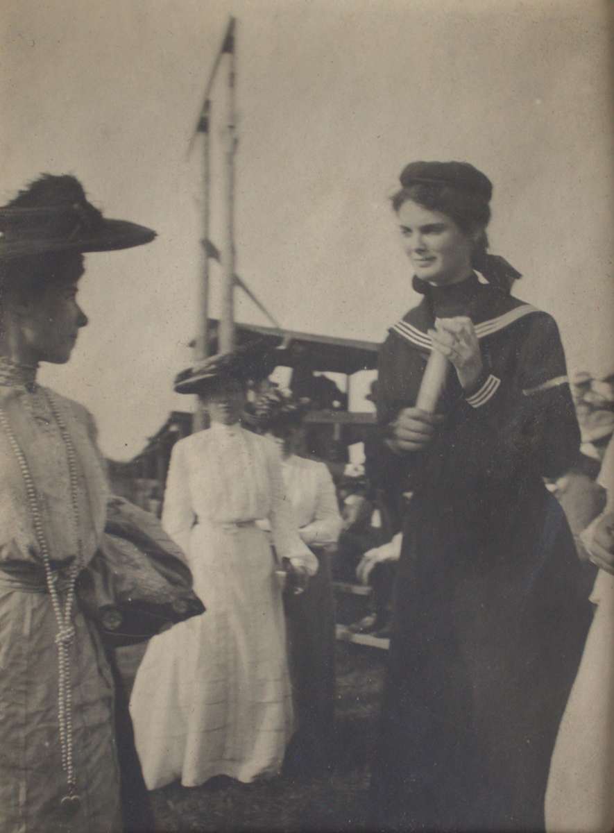 Receiving an Award by Unknown, United States, Image 1.