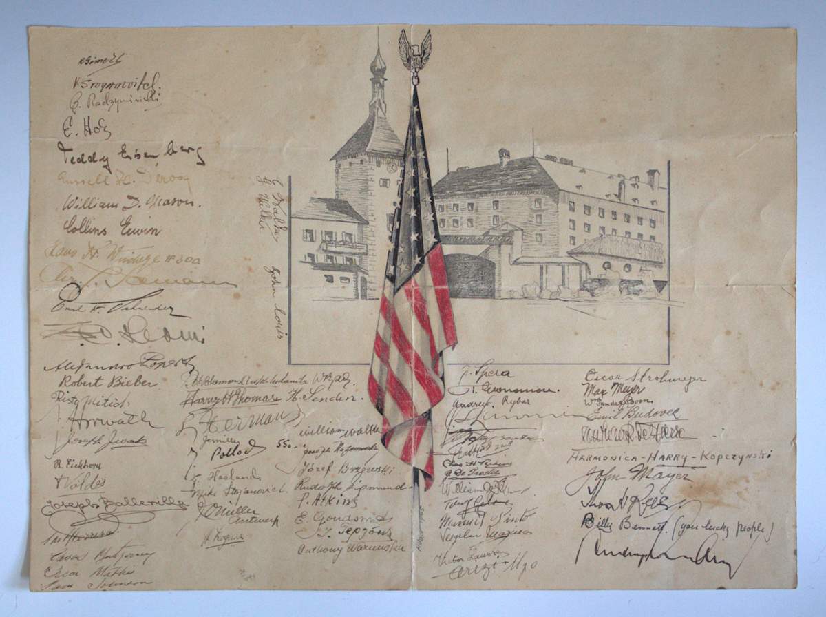 Homecoming Document by Heinz Ferdinand Uder, Image 1.