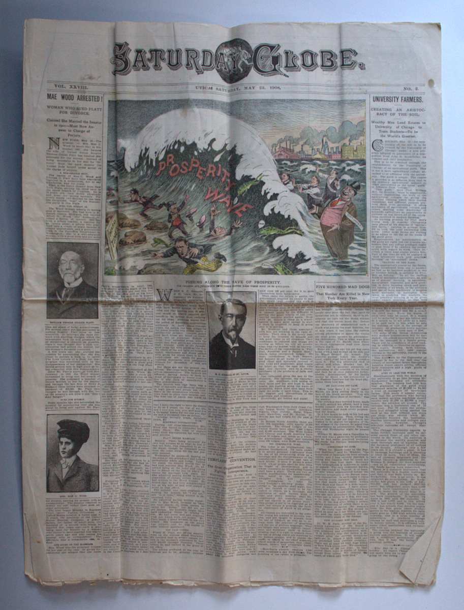 Saturday Globe by William T. Baker, Image 1.