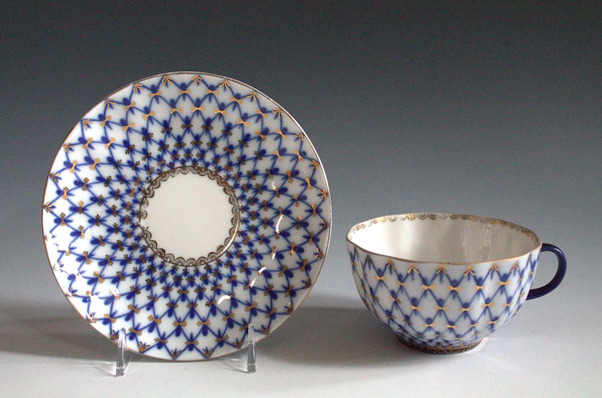 Cup and Saucer by LFZ Lomonosov 
