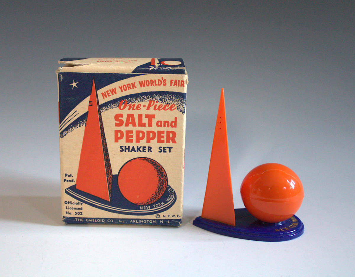 Salt and Pepper Shakers by The Emeloid Co. 