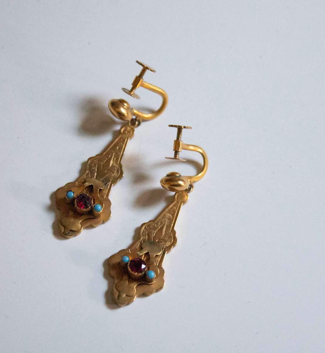 Earrings by Unknown, United States, Image 1.