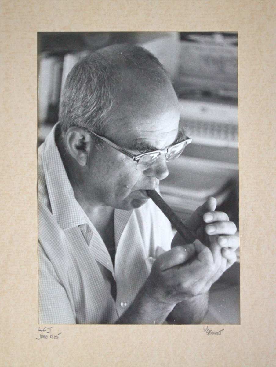 Portrait of Louis C. Jones by Milo V. Stewart 