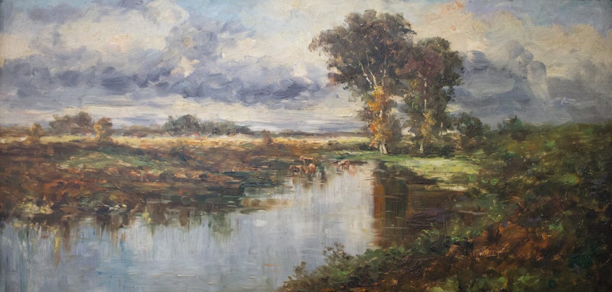 Cattle in a Stream by Unknown, France, Image 1.