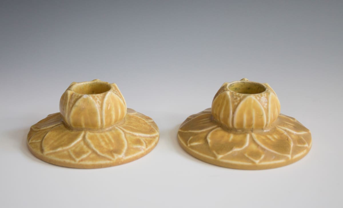 Candle Holders by Rookwood, Image 2.