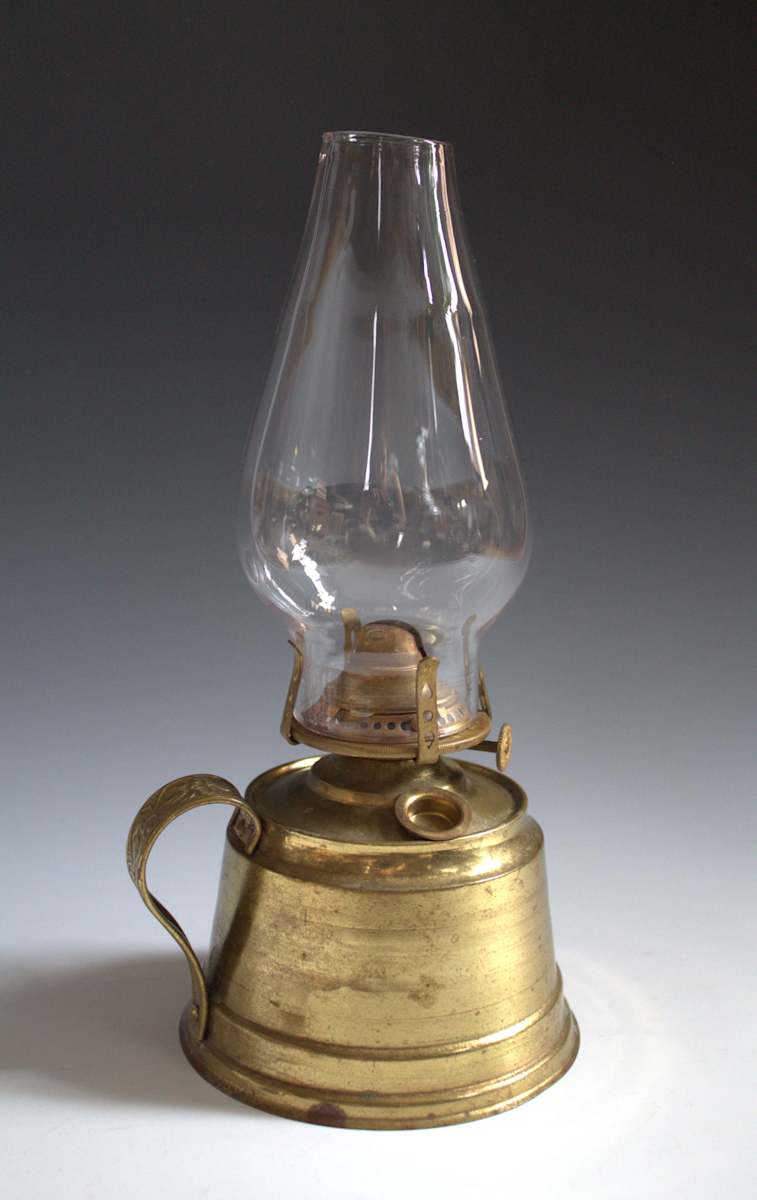 Finger Oil Lamp by Edward Miller & Co., George E. Baldwin 