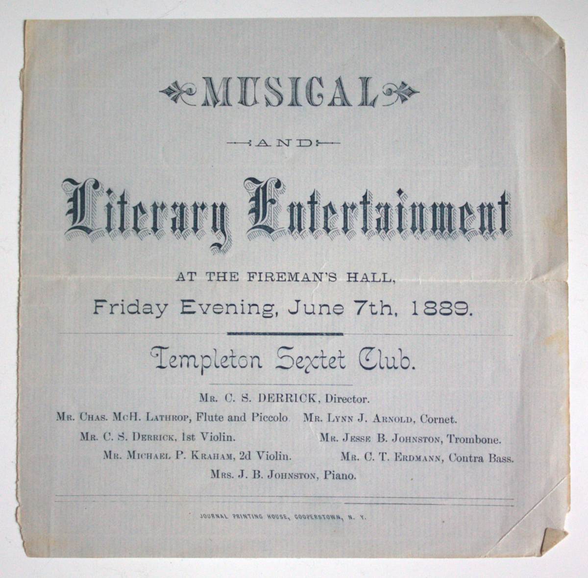 Advertisement by Journal Printing House, Image 2.