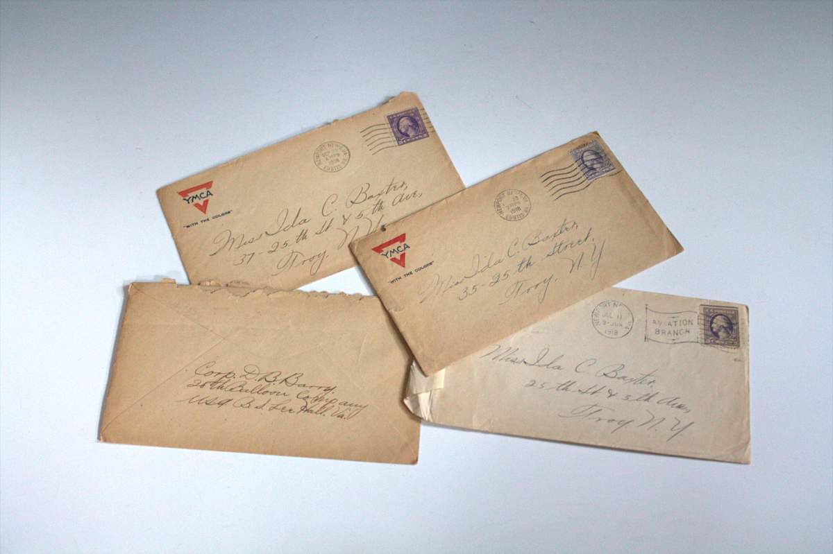 Letters (Set of Four) by Douglas B. Barry, Image 1.