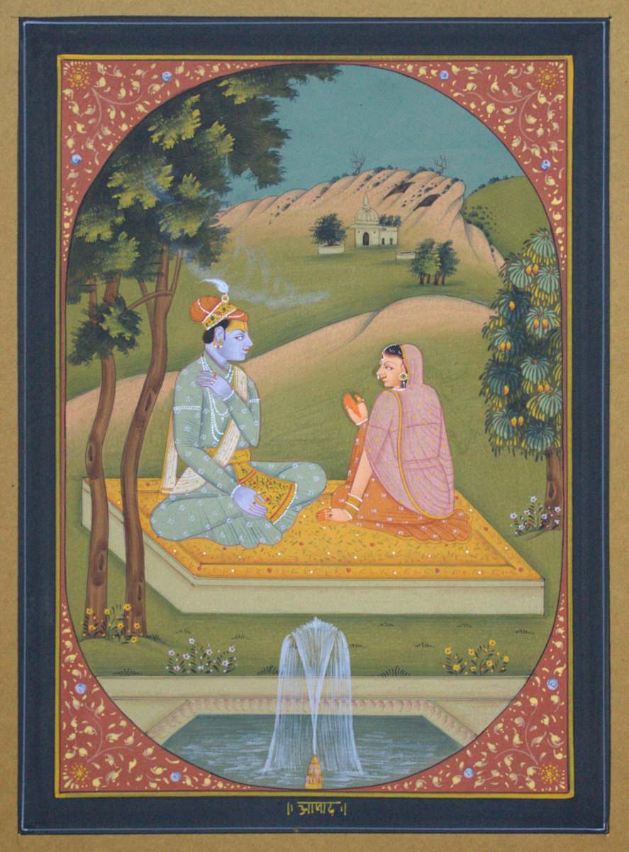Krishna and Radha by Unknown, India 