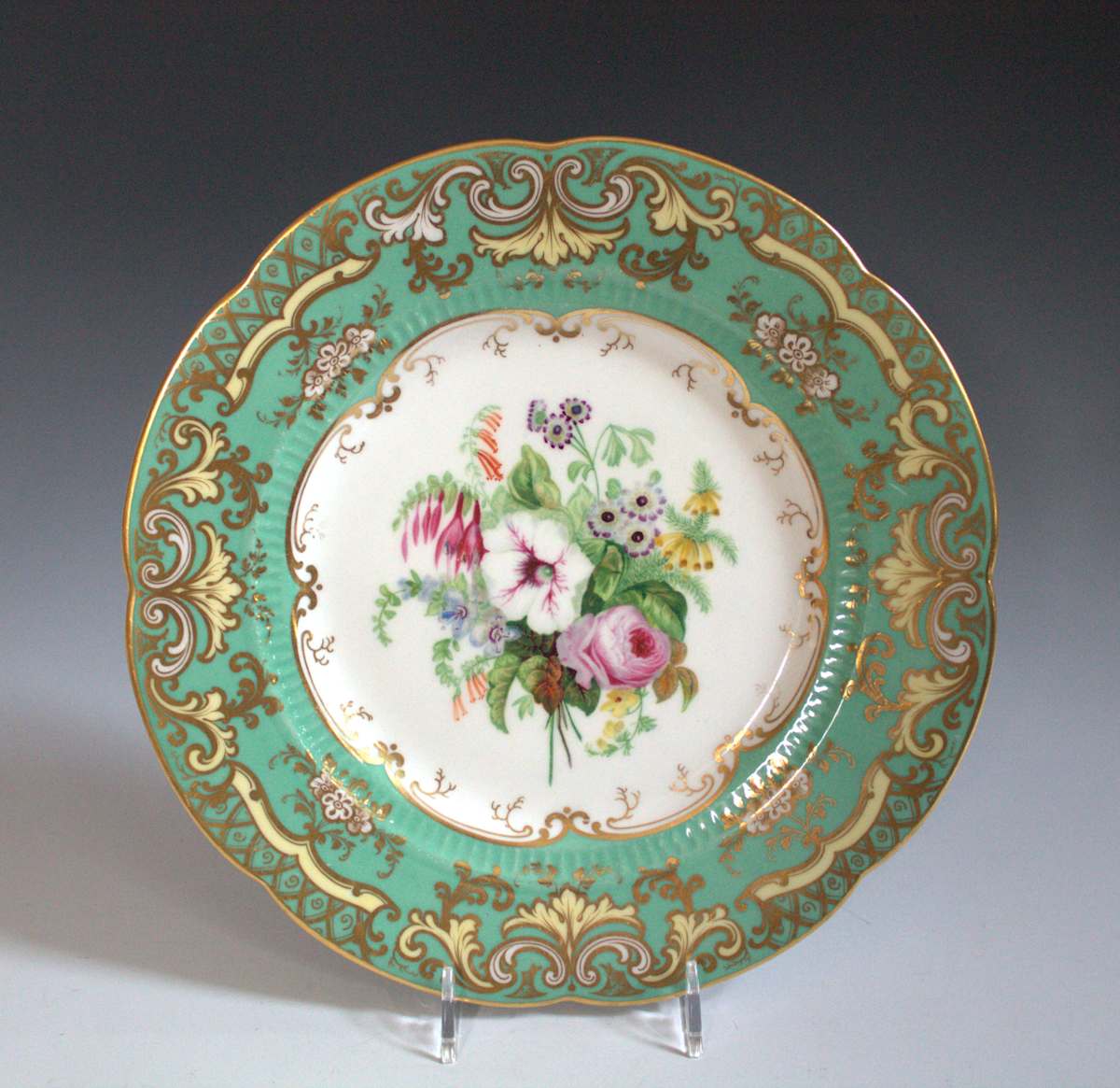 Dessert Plate by Samuel Alcock, John Ridgway, Image 1.