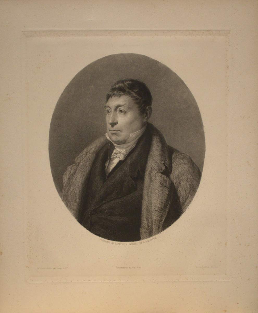 Portrait of Lafayette by Edouard Girardet, Ary Scheffer, Goupil & Cie. 