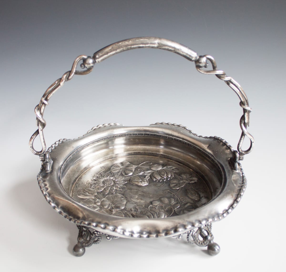 Cake Basket by Wilcox Silver Plate Co. 