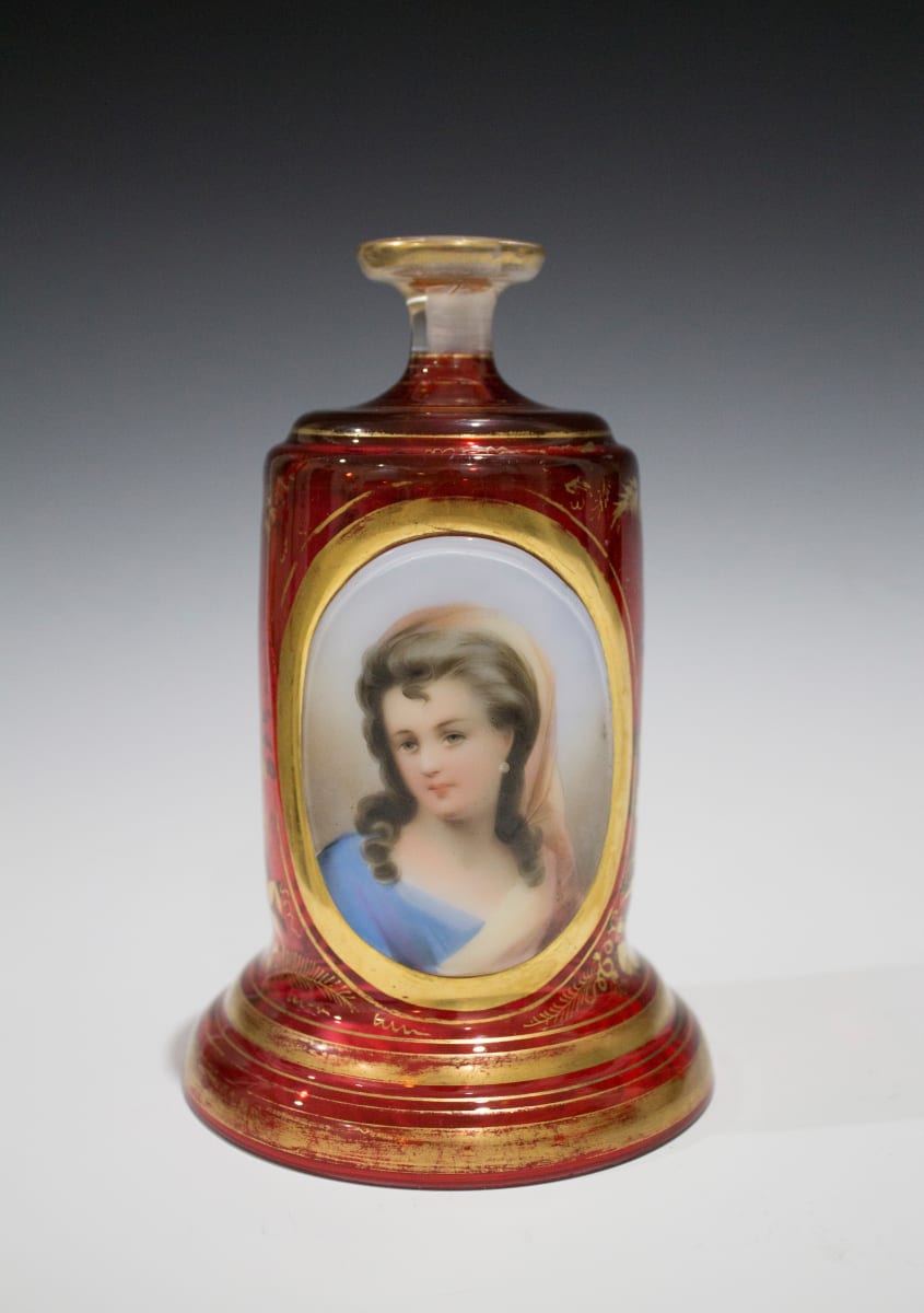 Compote Base by Moser, Image 1.