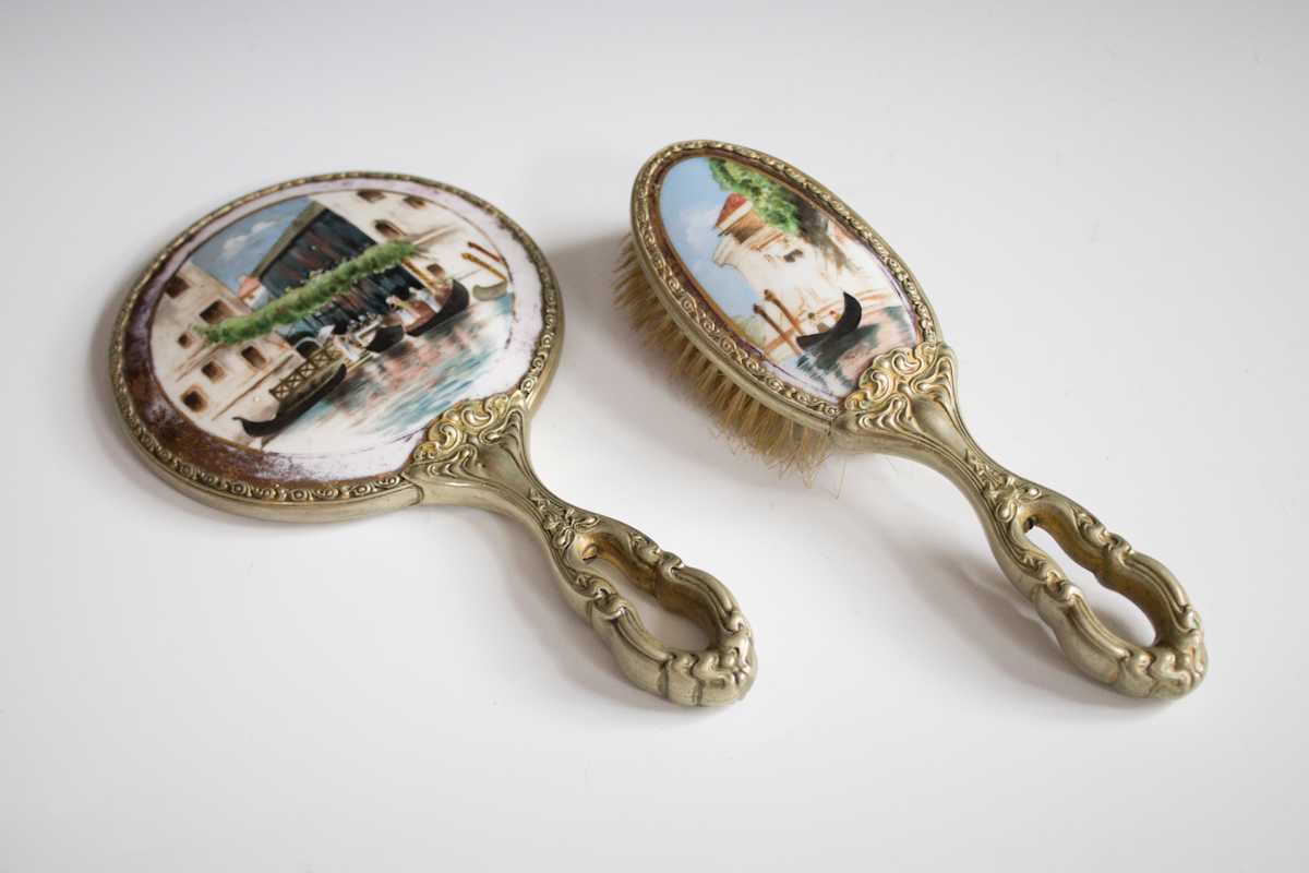 Mirror and Brush Set by Unknown, Image 2.