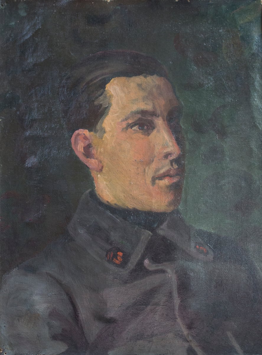 Portrait of a French Soldier by Albert Biendiné 