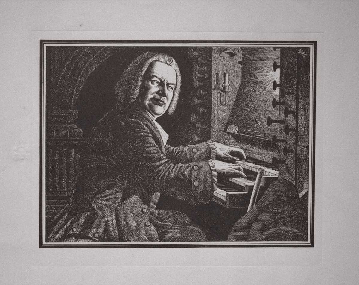 Johann Sebastian Bach by Oswald Charles Barrett, Image 1.