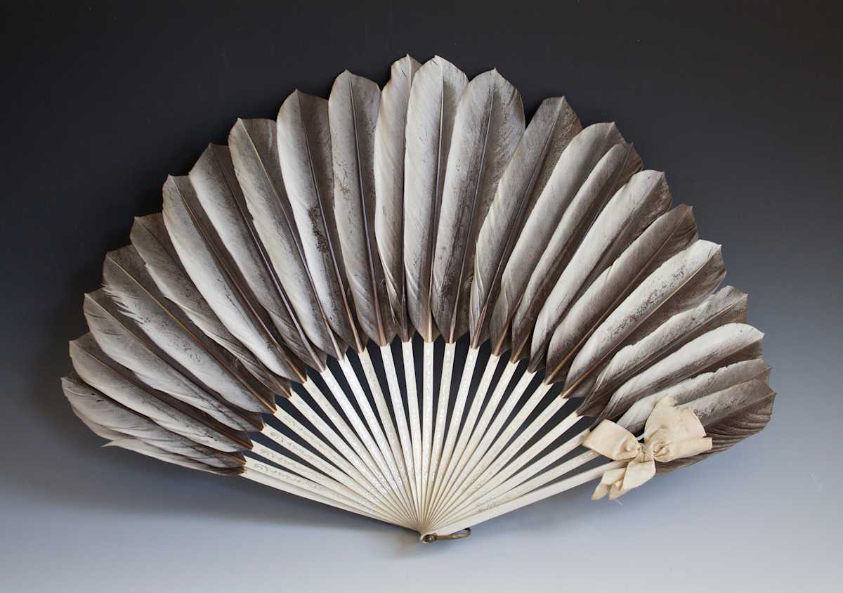 Ostrich Feather Fan by Unknown, Europe, Image 1.