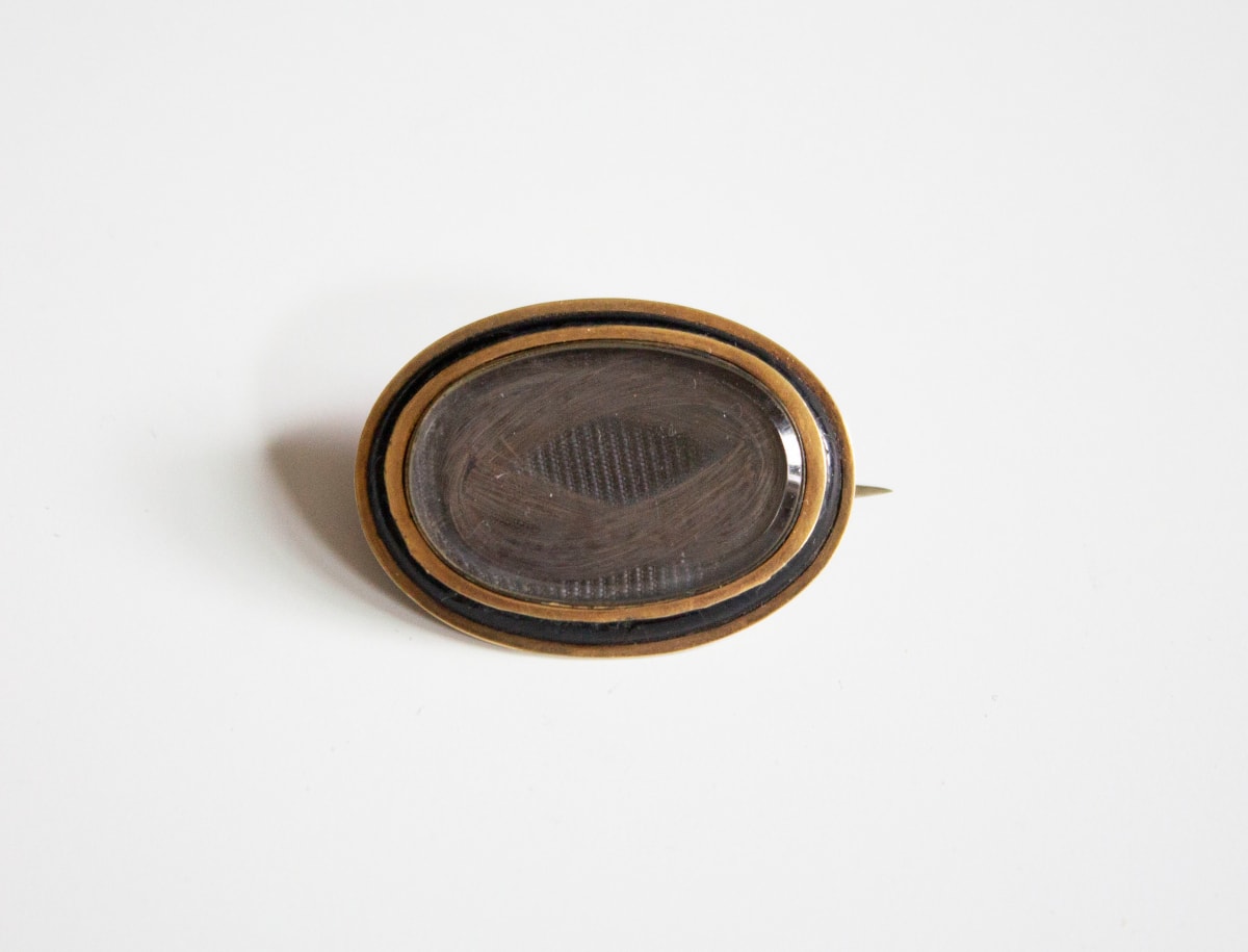 Mourning Brooch by Unknown, Image 2.