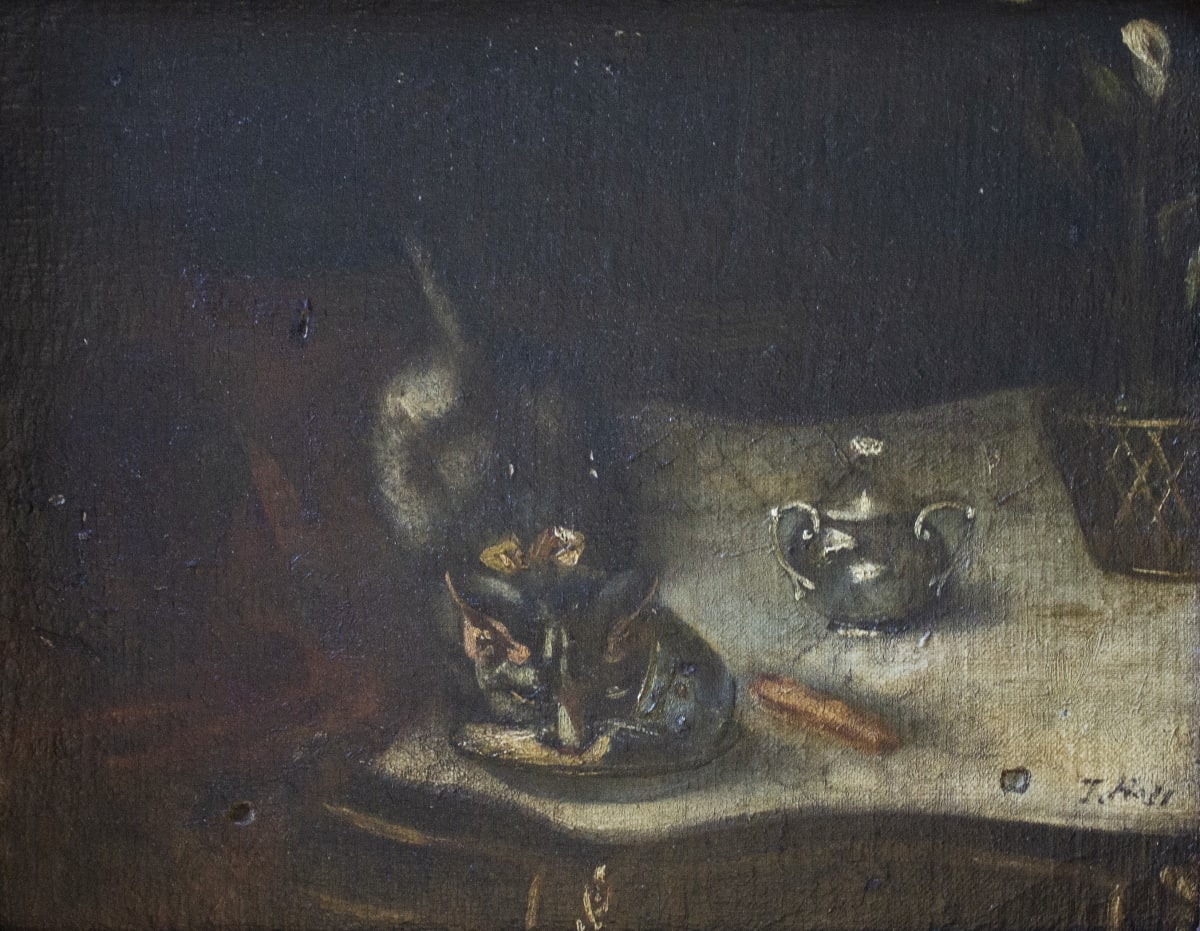 Kitty and Spilled Drink by J. Hall, Image 1.