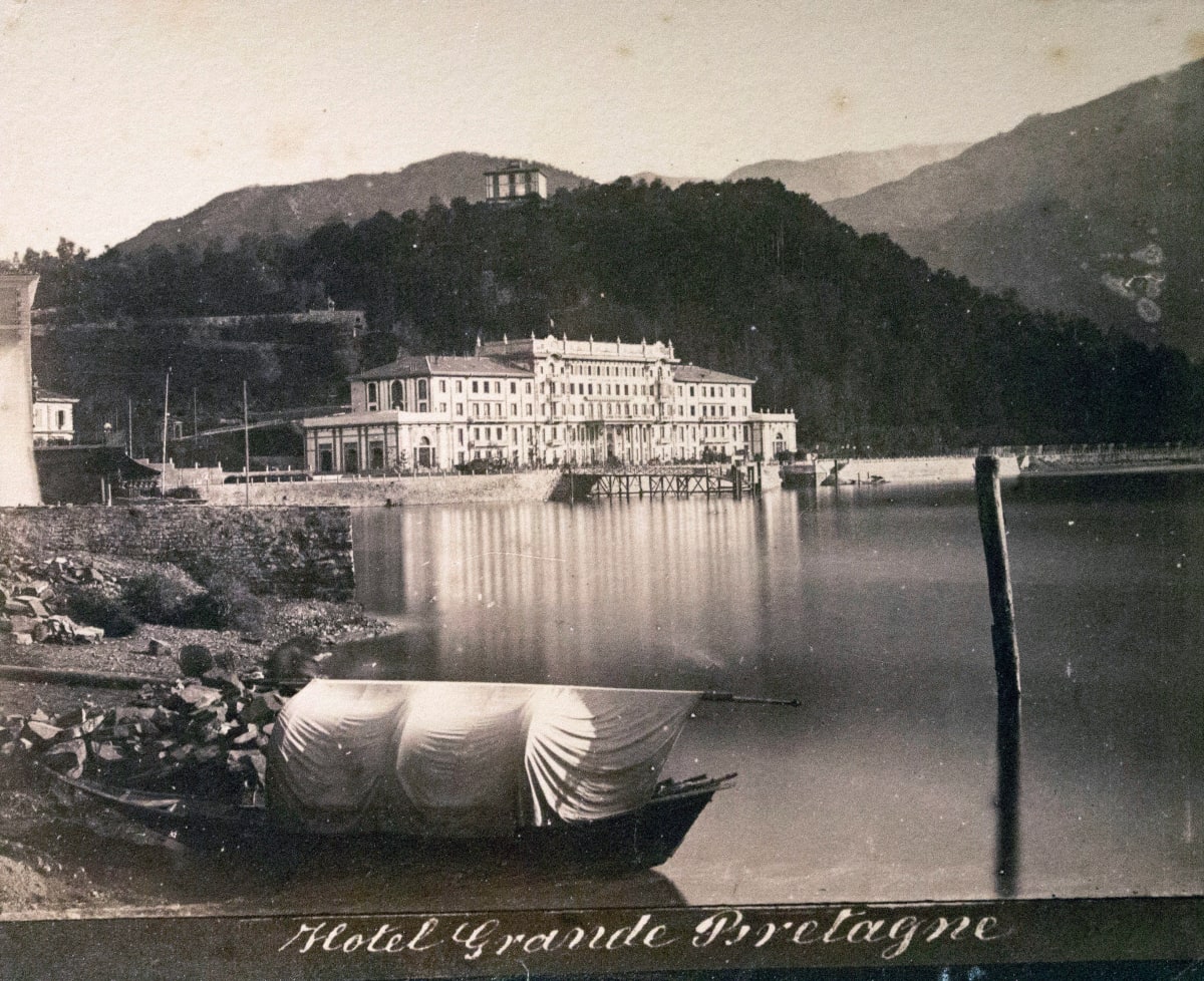 Hotel Grande Bretagne, Lake Como by Carlo Bosetti 
