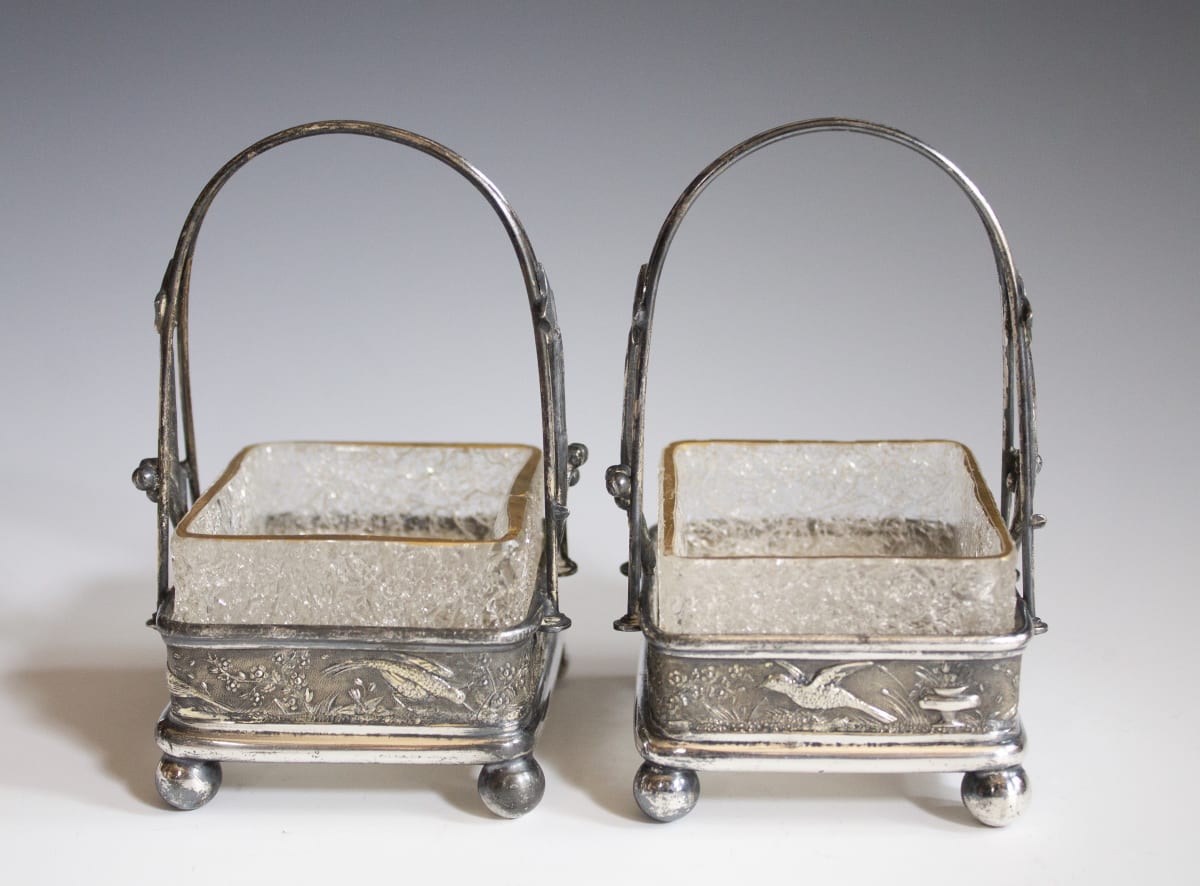 Pair of Salt Cellars by Rogers, Smith & Co. 