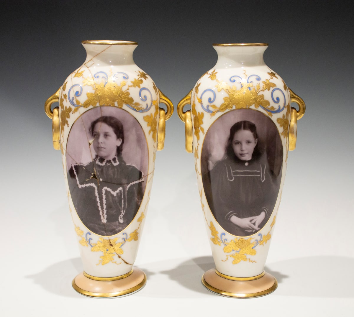 Pair of Vases by Aich bei Karlsbad 