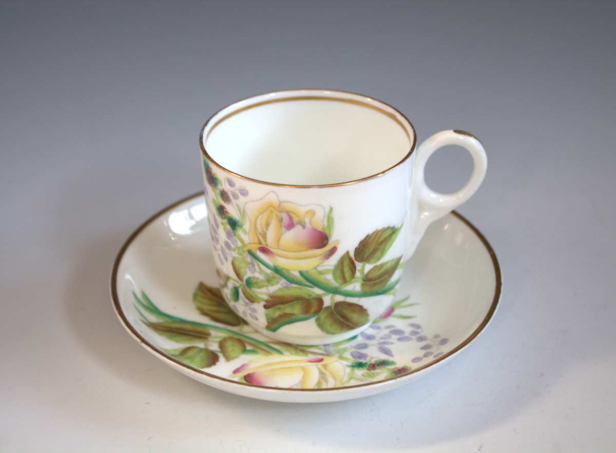 Cup and Saucer by Sampson Bridgwood & Son, Image 4.
