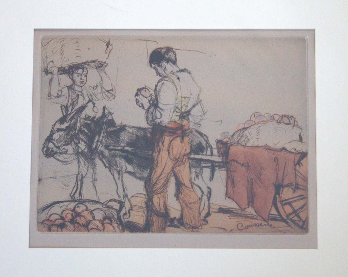 The Orange Cart by Armand Coussens 