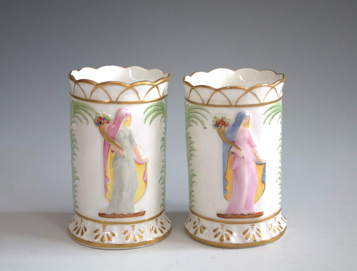 Spill Vases by Royal Crown Derby, Stevenson & Hancock 