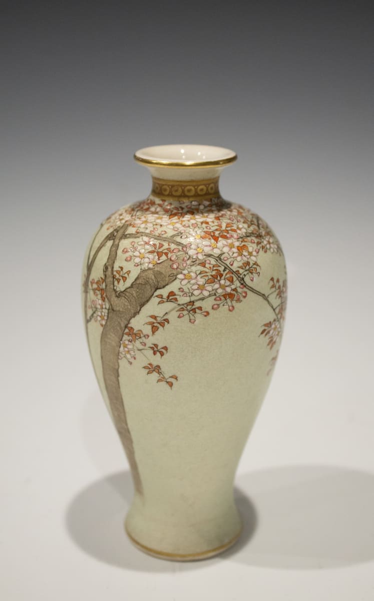 Cabinet Vase by Kinkozan Sobei VII 