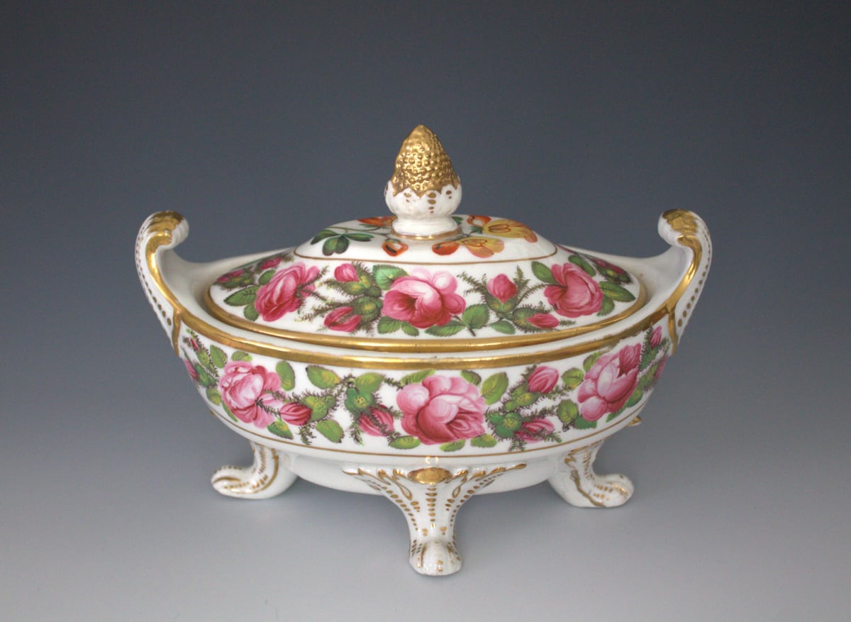 Covered Sugar or Sauce Tureen by Coalport 