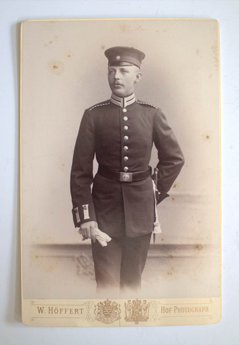 Portrait of a Soldier by Ernst Friedrich Wilhelm Hugo Hoffert, Image 1.