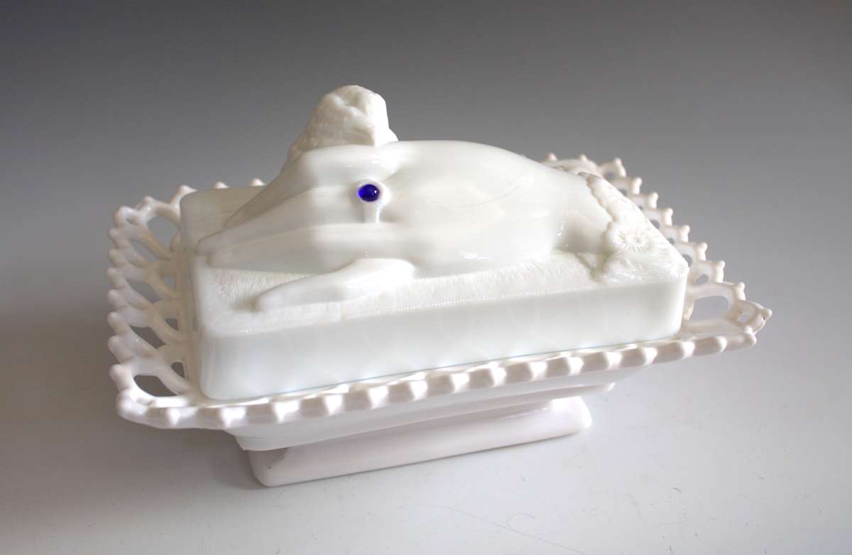 Covered Dish by Atterbury Glass Company, Image 3.