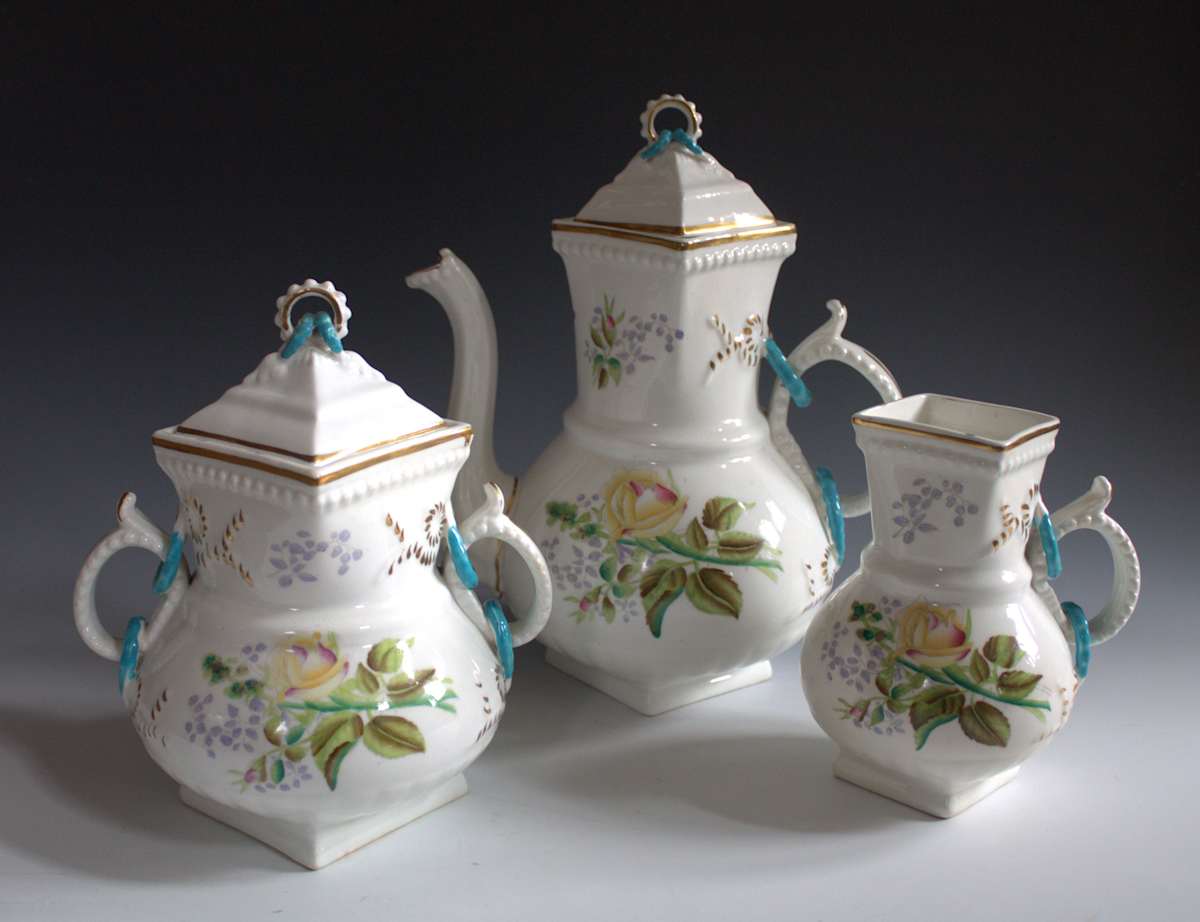 Coffee Set by Sampson Bridgwood & Son, Image 2.
