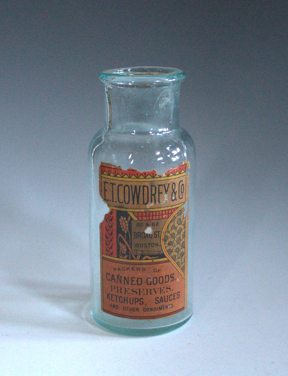 Condiment Jar by E.T. Cowdrey & Co., Image 1.