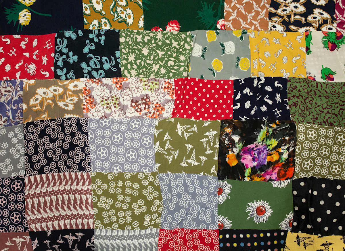 Quilt Top by Frances Merritt Drees, Image 1.