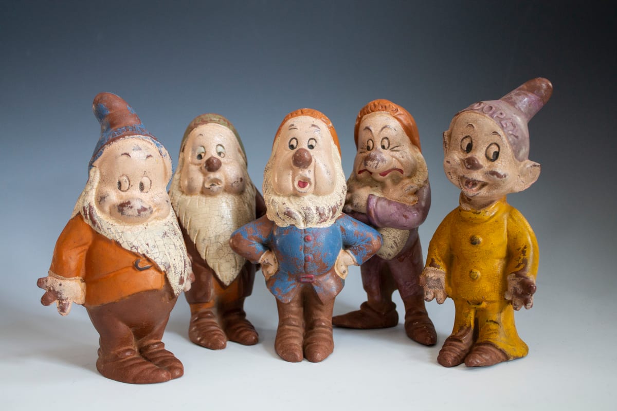 Snow White's Dwarves by Seiberling Latex Co. 
