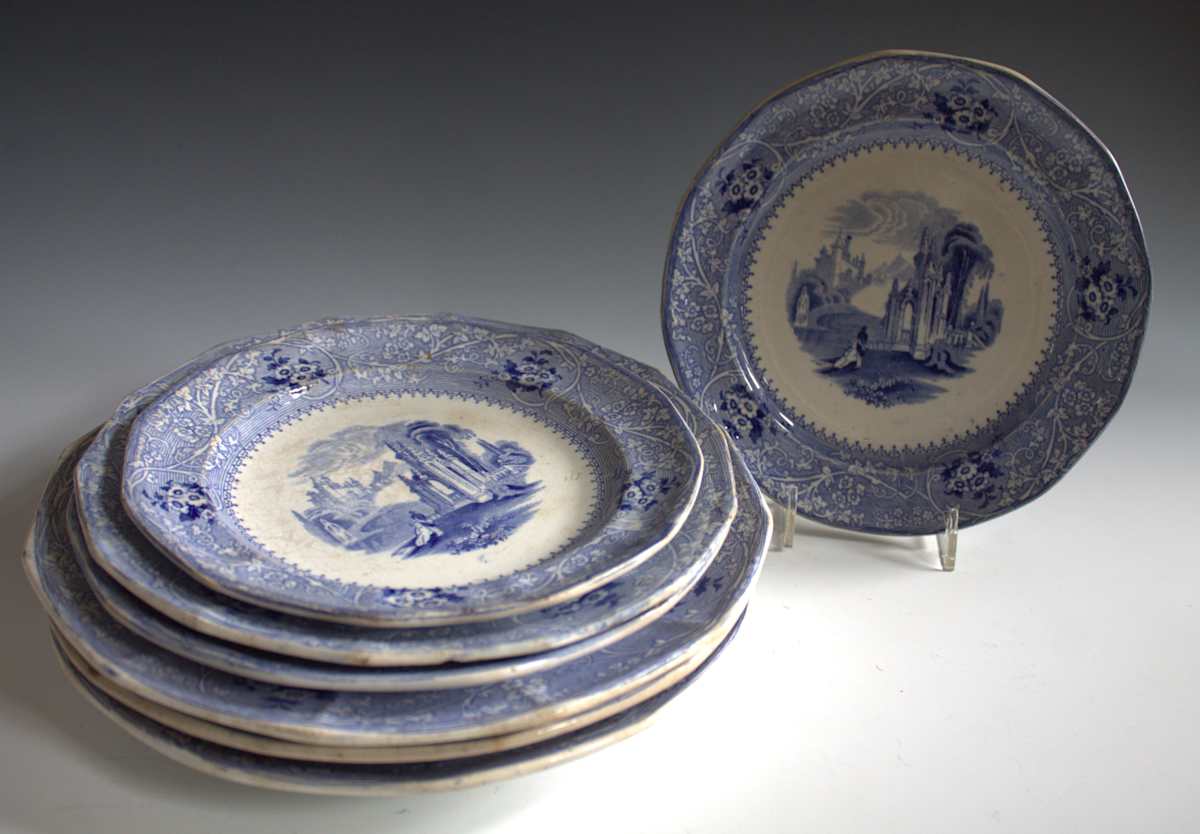 Set of Dishes by William Adams & Sons, Image 2.
