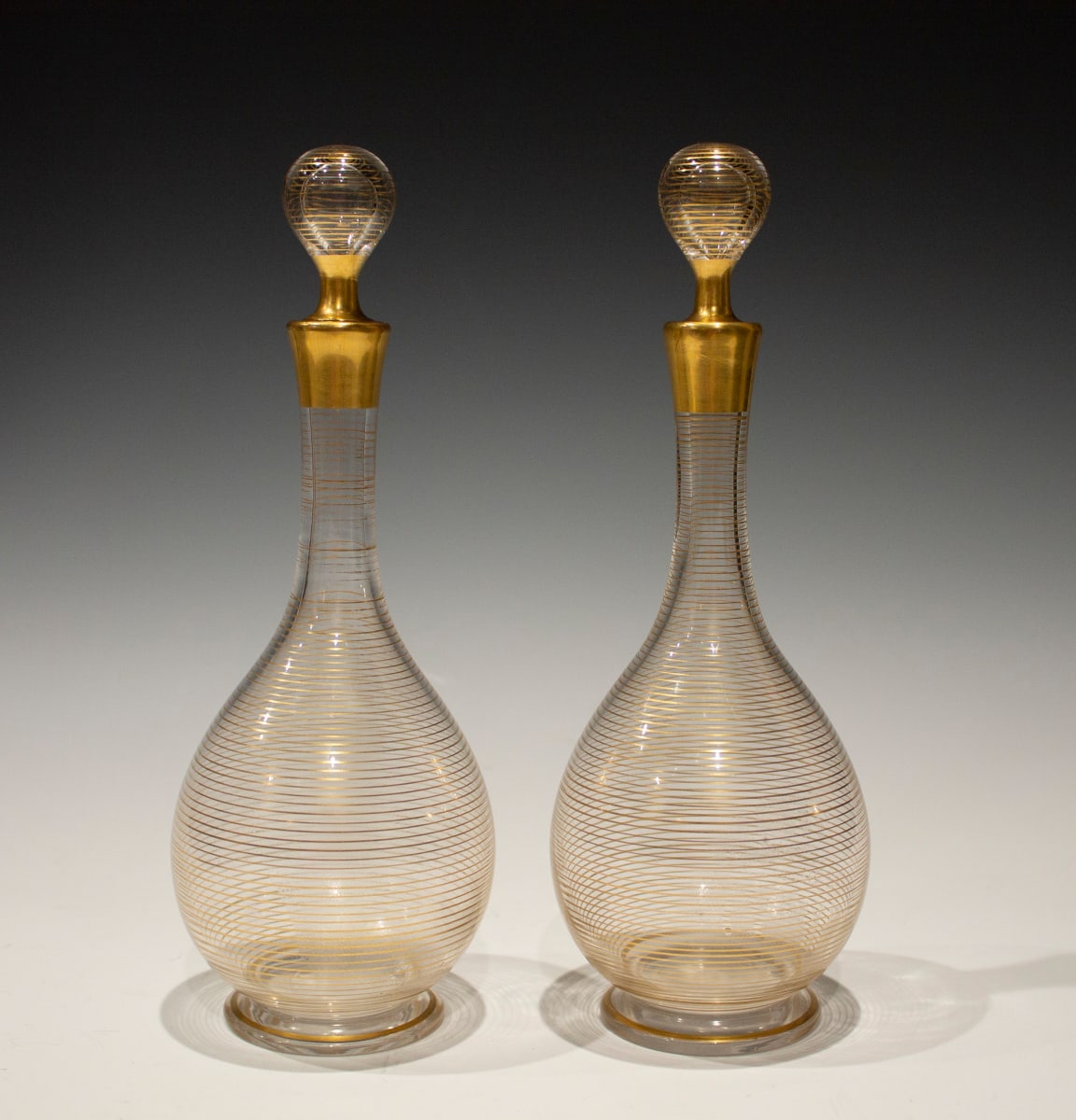 Pair of Decanters by Unknown, Bohemia 