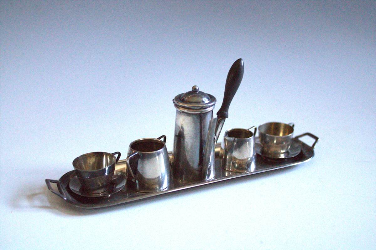 Miniature Tea Set by Levi & Salaman, Image 1.