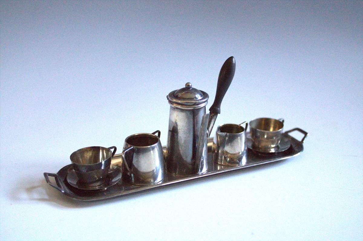 Miniature Tea Set by Levi & Salaman, Image 1.
