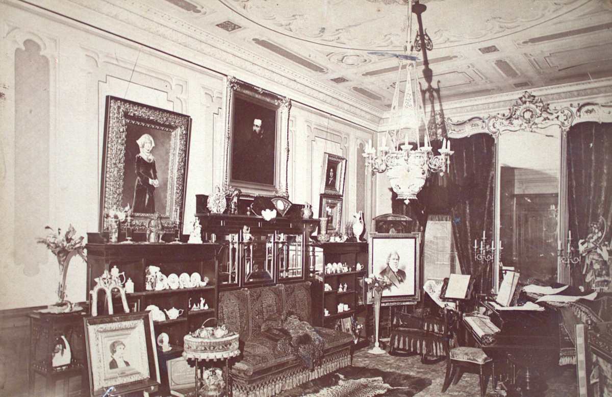 Gilded Age Interior by George Gardner Rockwood, Image 1.