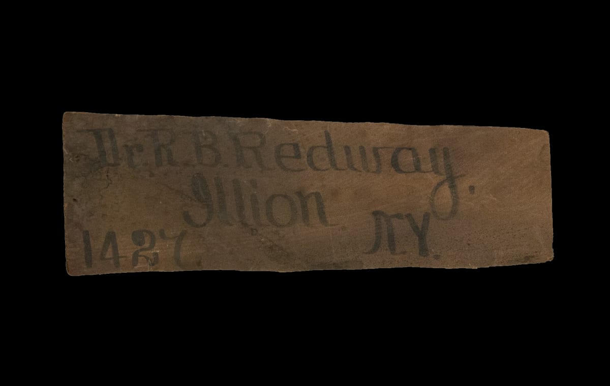 Sign by Richard Brayton Redway, Image 1.
